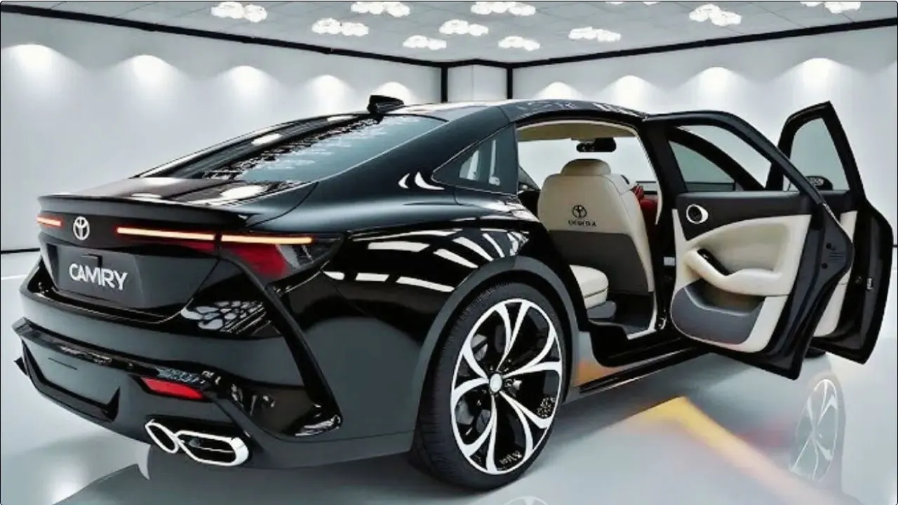 2025 New Toyota Camry Luxury Sedan With 360° Camera, Hybrid Efficiency & 180 kmh Speed
