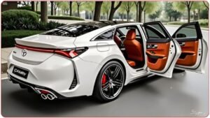 Toyota New Camry 2025 Revealed – Stylish Luxury Sedan with Hybrid Efficiency & 180 kmh Speed